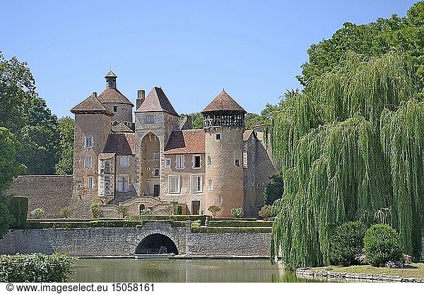 France  Saone et Loire  Sercy castle