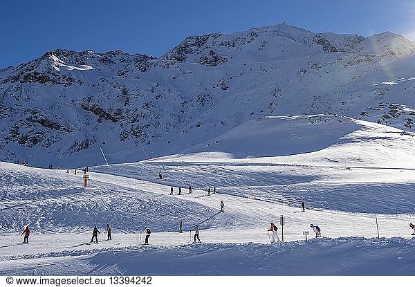 France  Savoie  Vanoise massif  valley of Haute Tarentaise  Les Arcs  part of the Paradiski area with over 425 km of ski slopes