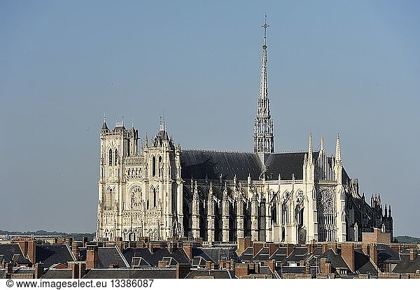 France  Somme  Amiens  Notre Dame Cathedral of Amiens listed as World Heritage by UNESCO