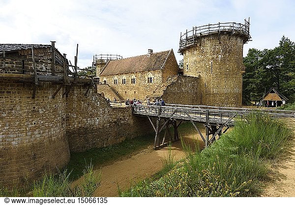 France  Yonne  Treigny  Guedelon castle  medieval building