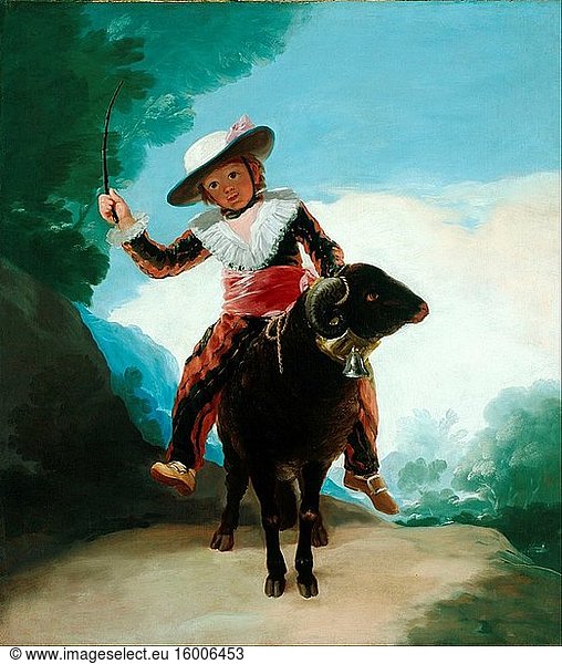 Francisco De Goya - Boy on a Ram.