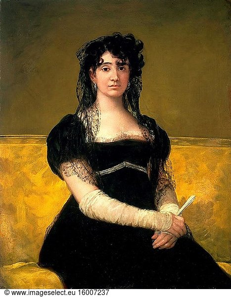 Francisco De Goya - Dona Antonia Zrate.
