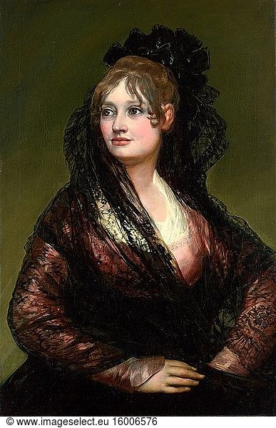 Francisco De Goya - Dona Isabel De Porcel.