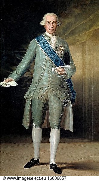 Francisco De Goya - Jos Moino First Count of Floridablanca.