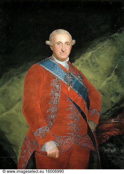 Francisco De Goya - King Carlos IV in Red.