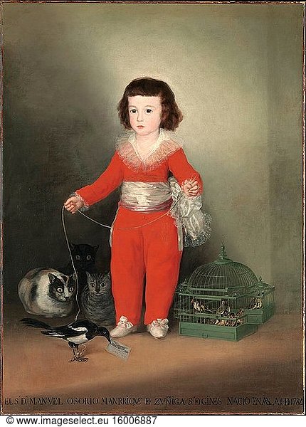 Francisco De Goya - Manuel Osorio Manrique De Zuiga.