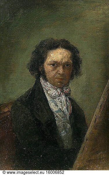Francisco de Goya - self portrait 01.