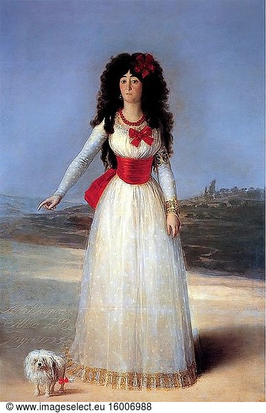 Francisco De Goya - the Duchess of Alba.