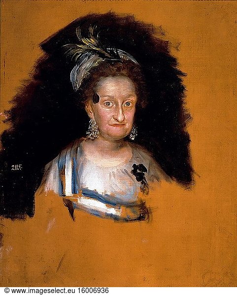 Francisco De Goya - the Infanta Doa Mara Josefa.