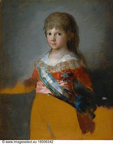 Francisco De Goya - the Infante Don Francisco De Paula.