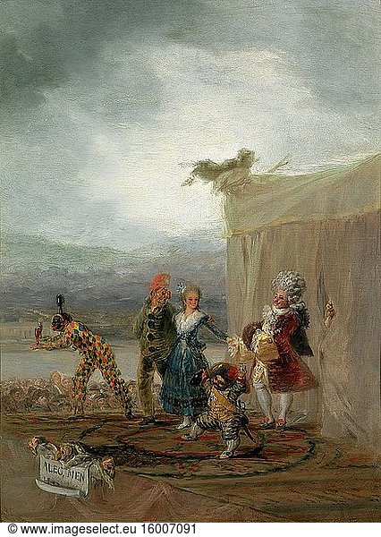 Francisco De Goya - the Strolling Players.