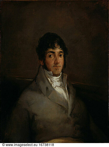 Francisco José de Goya y Lucientes  1746–1828. Portrait of Isidoro Maiquez   1802–1812. Oil on canvas  82.3 × 63.3 cm.
Inv. No. 1933.1077 
Chicago  Art Institute.