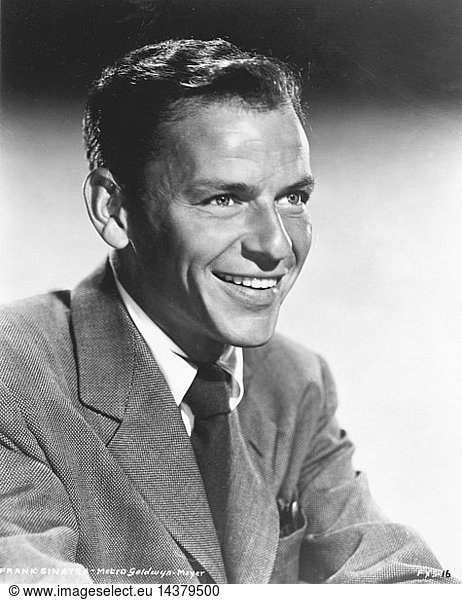 Frank Sinatra (b1915) American film star and singer.