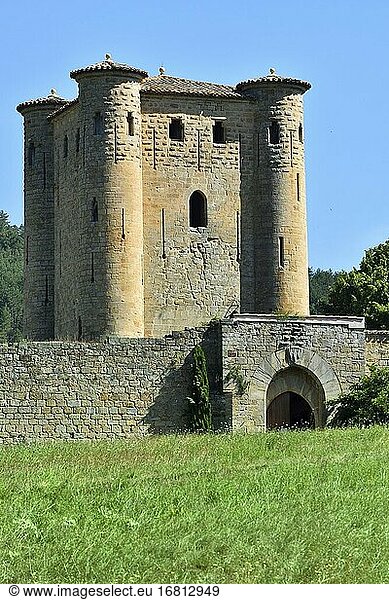 Frankreich  Aude  Schloss Arques  Das Verlies (13. Jh.).