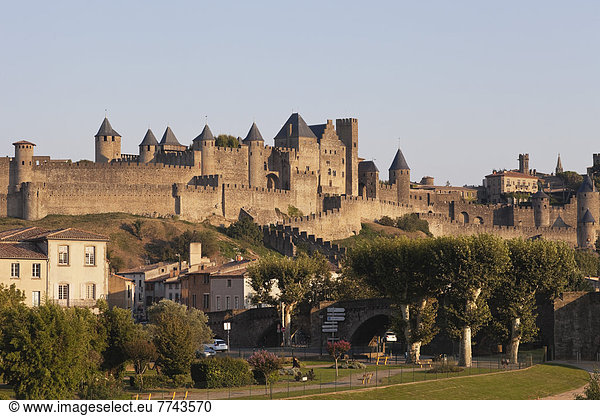 Frankreich  Blick auf Carcassonne