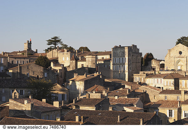 Frankreich Blick auf Saint Emilion