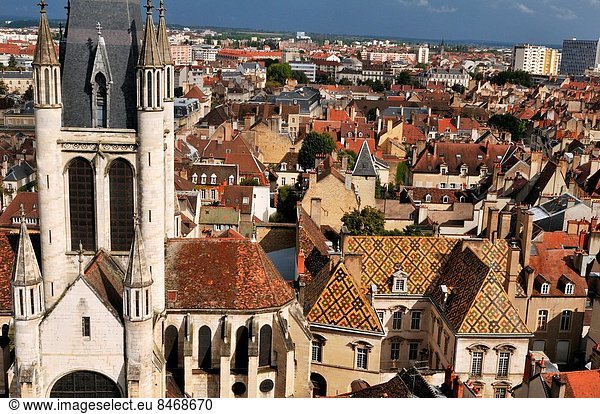 Frankreich Hotel Kirche bauen Burgund Jahrhundert Dijon rechts