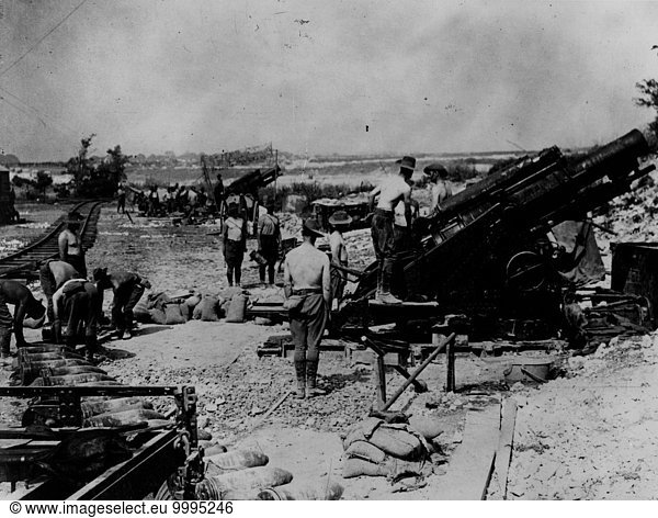 Frankreich Infusion Markierung frontal Monarchie Schlacht 16-17 Jahre 16 bis 17 Jahre 2 9 August australisch Batterie britisch Inch Somme