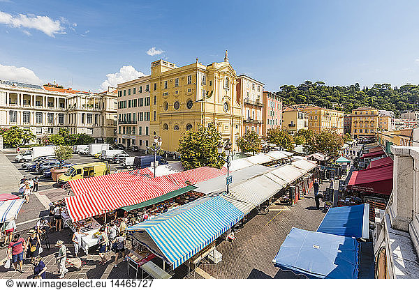 Frankreich  Nizza  Altstadt  Cours Saleya  Obst- und Gemüsemarkt