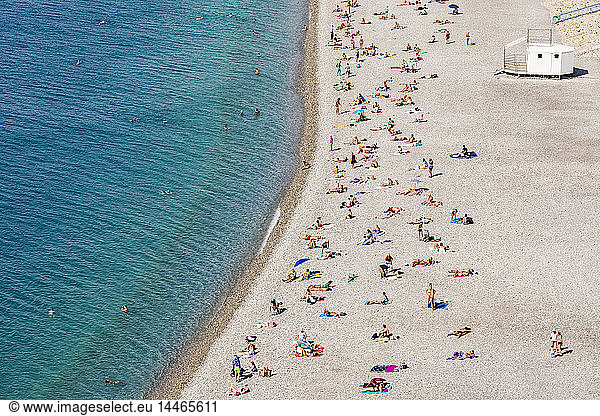 Frankreich  Nizza  Strand