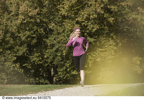 Frau joggen