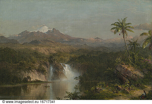 Frederic Edwin Church  1826–1900. View of Cotopaxi   1857. Oil on canvas  62.2 × 92.7 cm.
Inv. No. 1919.753 
Chicago  Art Institute.