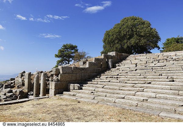 Freitreppe,  antikes Heiligtum Labranda bei Milas,  Provinz Mu?la,  Karien,  Ägäis,  Türkei