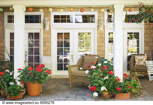 French Doors and Patio