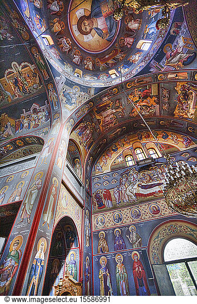Frescoes  St. Johns Forerunner's Parish  Athens  Greece
