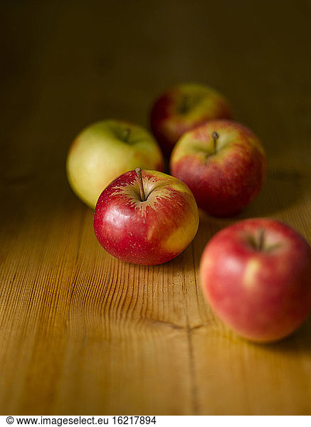 Fresh apples  close up