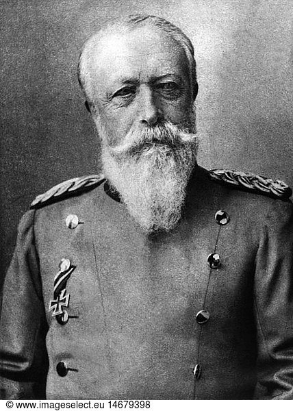 Friedrich I.  9.9.1826 - 28.9.1907  GroÃŸherzog von Baden 5.9.1856 - 28.9.1907  PortrÃ¤t  um 1900