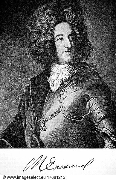 Friedrich III. Frederik III. 18. März 1609  9. Februar 1670  war König von Dänemark und Norwegen von 1648 bis 1670  digital restaurierte Reproduktion einer Vorlage aus dem 19. Jahrhundert  genaues Datum unbekannt