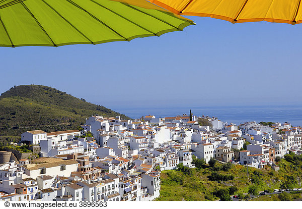 Frigiliana  AxarquÌa Bergregion  Provinz Malaga  Costa del Sol  Andalusien  Spanien  Europa