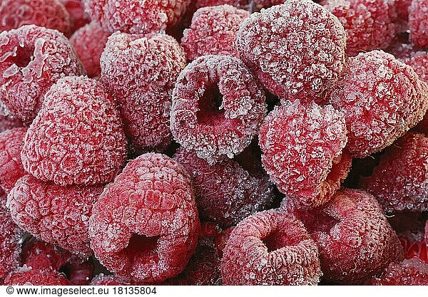 Frozen raspberries  raspberry