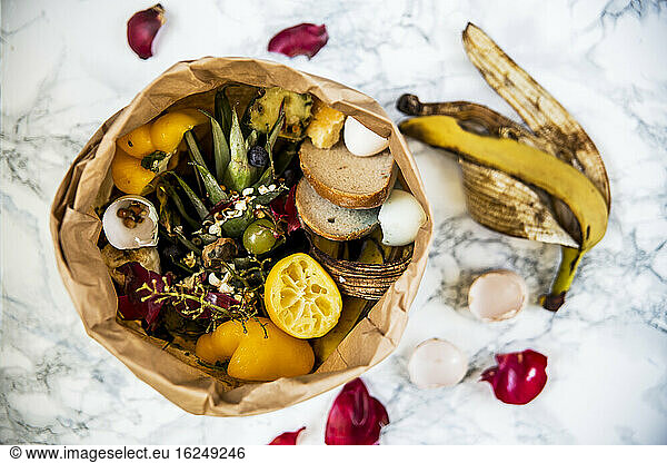 Fruit and vegetable scraps