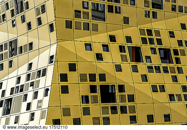 Full frame shot of Forum Gold And Silver House  Baden-Württemberg  Germany