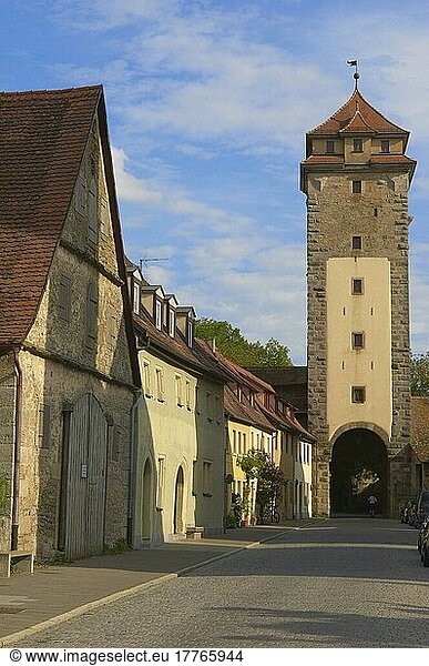 Galgentor  Rothenburg ob der Tauber  Romantic Road  Romantische Straße  Franconia  Europe