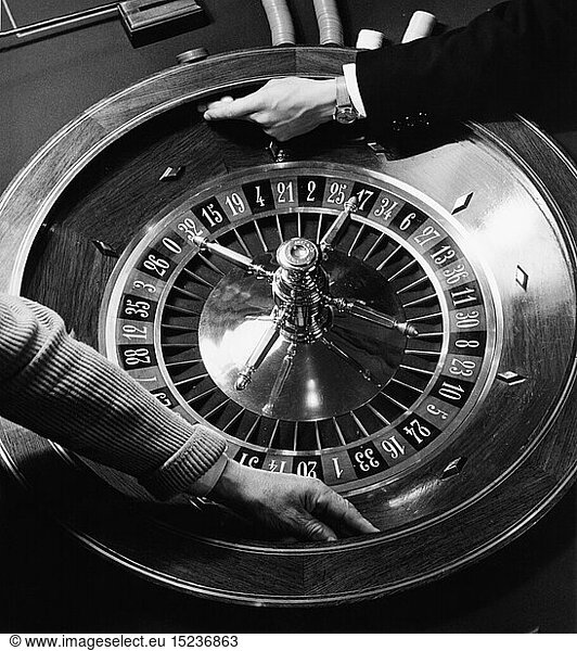 game  gambling  roulette  roulette wheel  1960s
