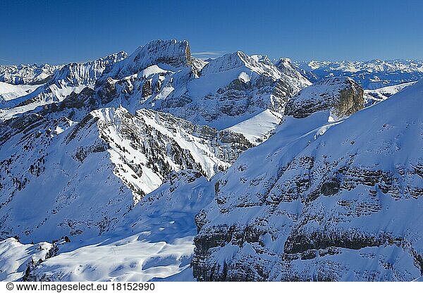 Gamsberg und Bündner Alpen  Schweiz  Bündner Alpen  Europa