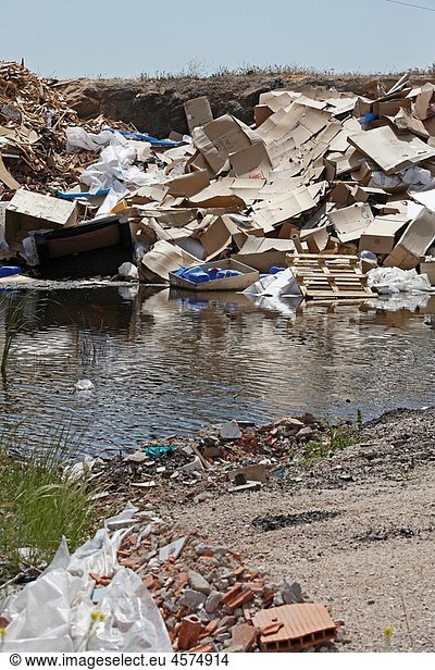 Garbage dump in Spain.