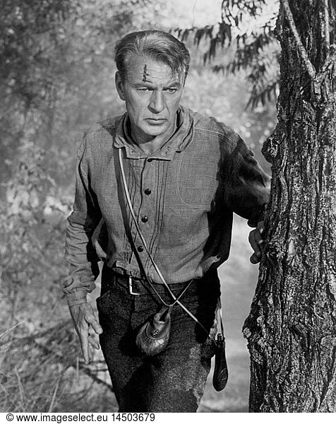 Gary Cooper  on-set of the Film  Friendly Persuasion  Allied Artists  1956