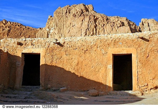 Gates  ruins of the ancient city of Chebika  Tunisia