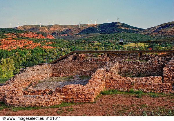 Gebäude Ausgrabungsstätte Leon römisch Soria Spanien