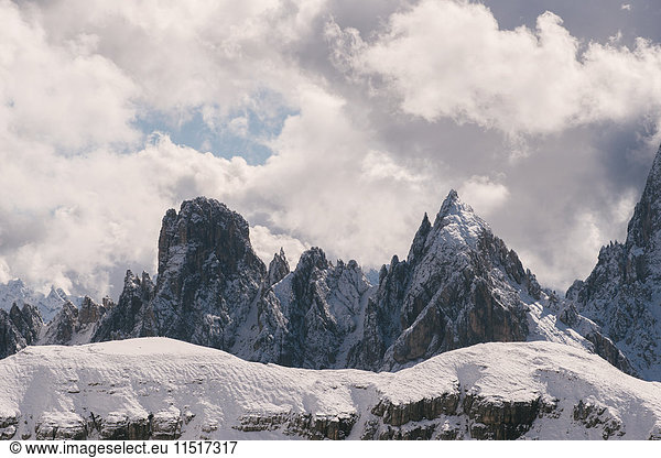 Gebiet der Drei Zinnen  Südtirol  Dolomiten  Italien
