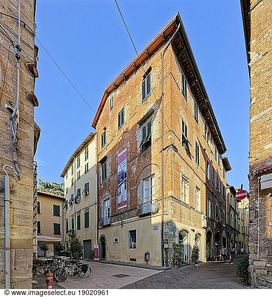 Geburtshaus des Komponisten Giacomo Puccini  Casa Natale di Giacomo Puccini  Lucca  Toskana  Italien  Europa