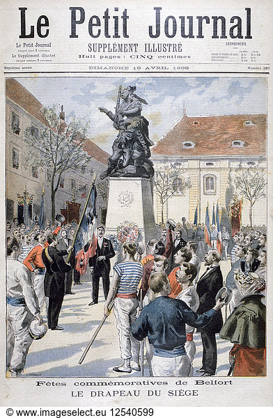 Gedenken an die Belagerung von Belfort  1896. Künstler: F. Meaulle