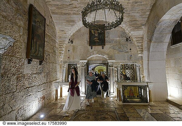 Gefängniskapelle  Grabeskirche  Jerusalem  Israel  Asien