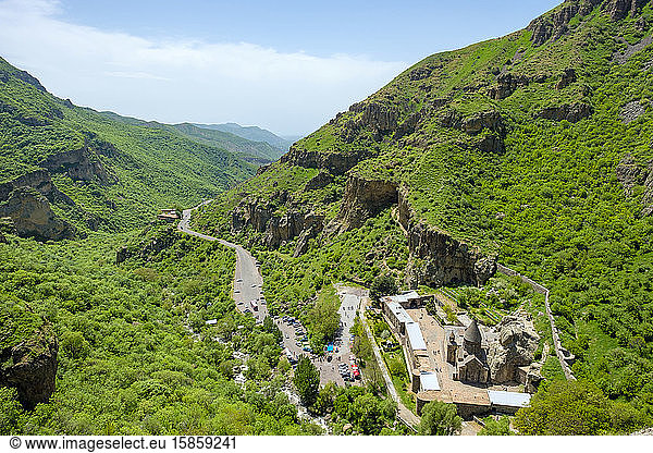 Geghard-Kloster (Geghardavank)  UNESCO-Weltkulturerbe  Provinz Kotayk  Armenien