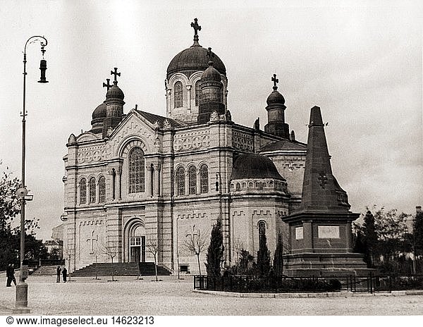 Geo. hist.  Bulgarien  StÃ¤dte  Warna  Kirchen  Muttergottes-Kathedrale  erbaut 1896