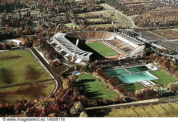 Geo. hist.  Deutschland  Hamburg  GebÃ¤ude  Volkspark-Stadion  1970er Jahre